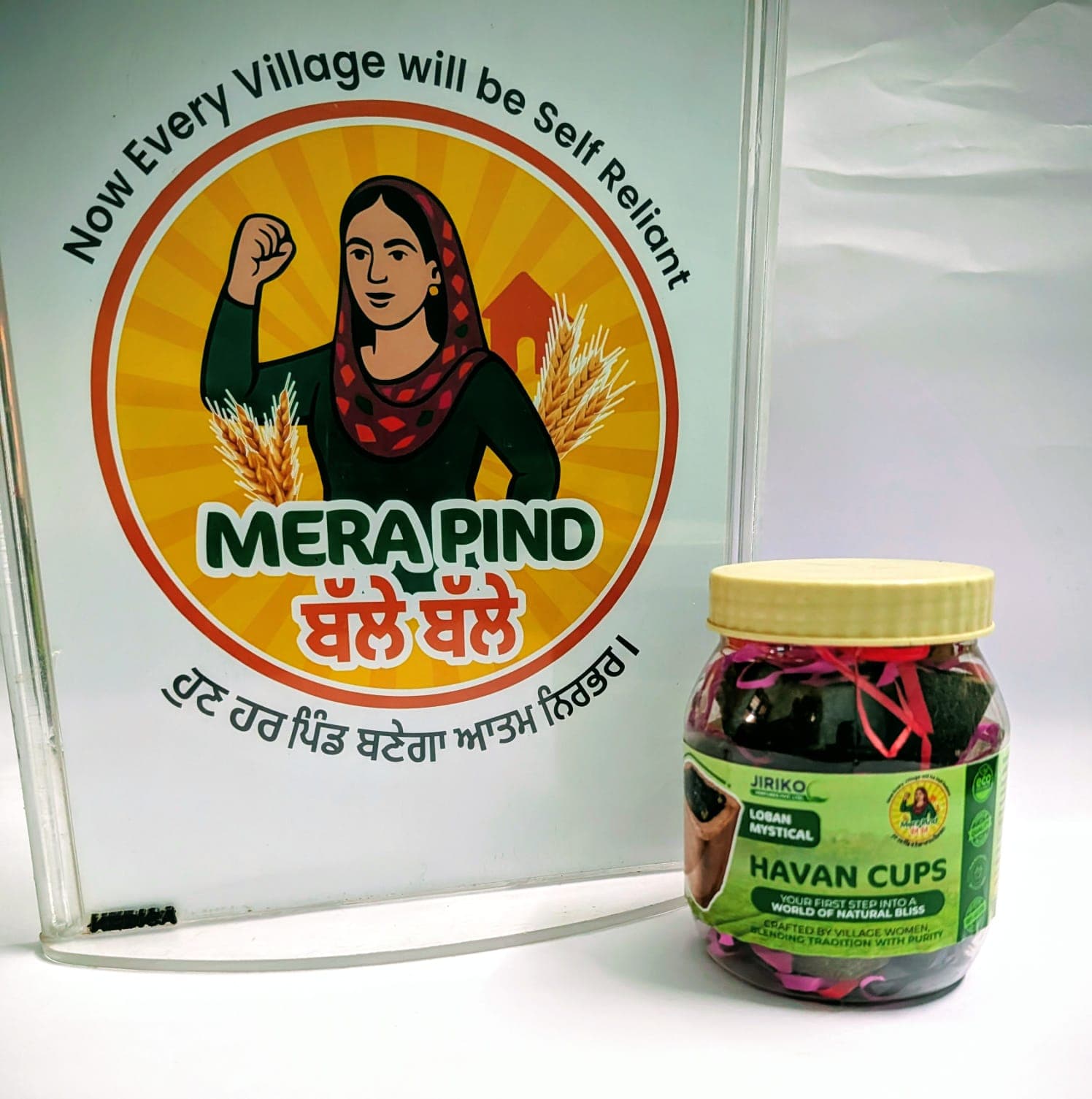 Havan Cups Jar of Premium Loban 12 Cups